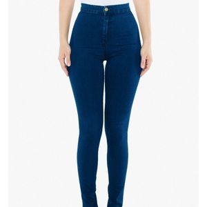American Apparel Dark Wash Easy Jean Small